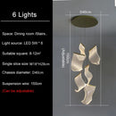 GobekUsa LED Ceiling Chandelier Stairs Pendant Lamp Modern Novelty Lighting Living Room Dining Room