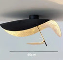 GobekUsa Lederam Manta Pendant Lamp - Industrial Retro Design, White & Black.