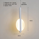 Modern Metal LED Pendant Light in Black or White
