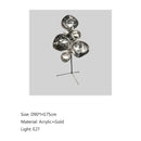 GobekUsa LED Lava Floor Lamp Nordic Minimalist Indoor Lighting Room Bedroom Standing Light