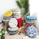 GobekUsa Bohemian Mandala Meditation Cushion Pouf for Living Room, Kids & Adults