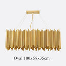 GobekUsa Gold Stainless Steel Chandelier LED Project Lamp