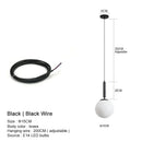 GobekUsa Glass Ball LED Pendant Chandelier for Bedroom Dining Room Kitchen Island