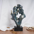 GobekUsa Loving Couple Resin Statue for Interior Decor and Valentine's Day Gift