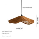 GobekUsa Japanese Hemp Knit Pendant Light E27 LED Lamp - Nordic Wabi Sabi Style