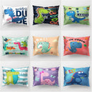 GobekUsa Cartoon Dinosaur Pillowcase for Home Decor and Kids Bedroom