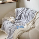 GobekUsa Lamb Wool Multi-Purpose Blanket: Soft & Warm Sofa Cover, Office Quilt