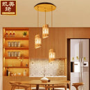 GobekUsa LED Chandelier: Luxury Staircase Foyer Light, Gold Hanging Lamp for Living Room & Lobby