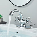 GobekUsa Antique Brass Basin Faucet: Solid Brass Single Hole Deck Mounted Mixer Tap