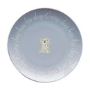 GobekUsa Korean Style Round Bamboo Fiber Dining Plate for Desserts, Fruits, and Cakes