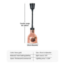 GobekUsa Electric Heat Lamp Telescopic Food Preservation Pendant Light for Restaurants