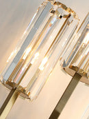 GobekUsa Crystal Wall Light: Minimalist Bedside Loft Wall Sconce for Living Room