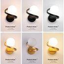 GobekUsa Black Copper LED Wall Lights for Bedroom - Nordic Wall Sconce Decro