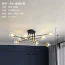 GobekUsa Glass Ball LED Chandelier Ceiling Light for Living Room and Kitchen