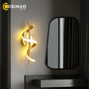 GobekUsa Gold Copper LED Wall Sconce for Bedroom Living Room Hallway