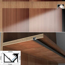 GobekUsa Invisible LED Aluminum Profile with Milky Cover for Cabinet Shelf Lighting