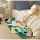 GobekUsa Luxe 3D Hand Tufted Moss Carpet - Children's Room Irregular Rug
