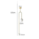 GobekUsa Double Head Glass Ball Pendant Light for Hotel Bedroom & Bathroom