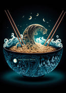 GobekUsa Japanese Food Neon Posters Canvas Painting for Home Kitchen Decor
