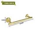 GobekUsa Brushed Gold Bathroom Accessories Set