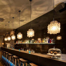 GobekUsa Aeolian Bells Shell Chandelier for Mediterranean Living Room, Shop, Bar, and Restaurant