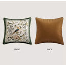 GobekUsa Dream Floral Birds Print Oriental Cushion Covers for Luxury Sofa