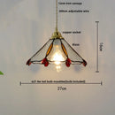 GobekUsa Blue Glass LED Pendant Lamp: Nordic Modern Hanging Light.