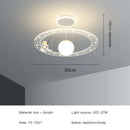 GobekUsa LED Chandelier for Boy's Room with Remote Control and Modern Design