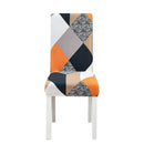 GobekUsa Geometric Stretch Chair Cover Slipcovers | Elastic Seat Case