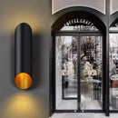 GobekUsa Black Aluminum Tube Wall Lamp for Study Bedroom Corridor Aisle Sconce