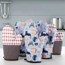 GobekUsa Heat-Resistant Microwave Gloves for Kitchen Baking Barbecue and Oven