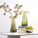 GobekUsa Gradient Glass Vase & Fruit Plate Set for Home Decor & Storage