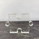 GobekUsa Crystal Geometric Puzzle Glass Sculpture Home Decor Figurine