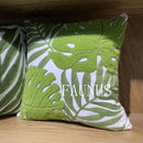 GobekUsa Leaf Embroidered Cotton Cushion Cover Set - Home Decor Pillow Covers 45x45