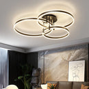GobekUsa LED Acrylic Chandeliers Up/Down Lights Lusters for Living Room Bedroom Home Decor