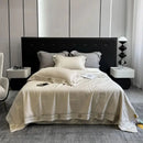 GobekUsa Eucalyptus Fiber Summer Quilt Bedding Set with Cool Feeling, Soft Silky Comforter & Bed Sheet Set
