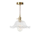 GobekUsa Glass Flounce LED Pendant Light - Stylish Nordic Design