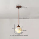 GobekUsa Iron Marble LED Pendant Light Fixture Modern Hanging Lamp Interior Decor