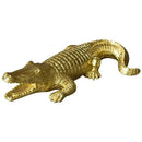 GobekUsa Crocodile Wildlife Sculpture Statue Decor for Home Interiors & Desk Display