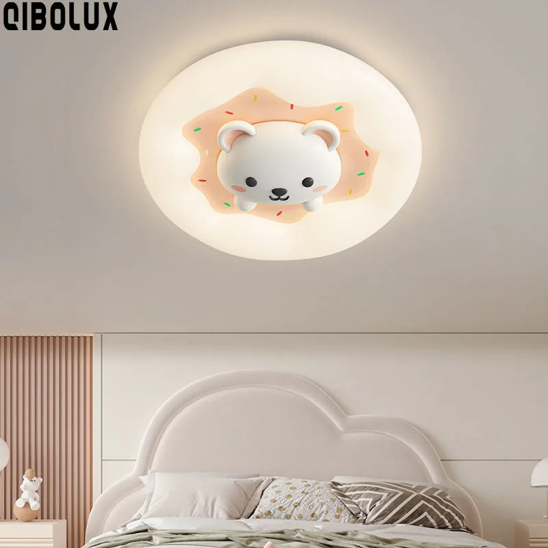 GobekUsa Kids Room Chandelier Remote Dimable Ceiling Lights