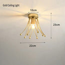GobekUsa Gold Crown Ceiling Light for Hallway, Aisle, Kitchen Island