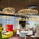 GobekUsa Cloud Pendant Lights: Industrial Loft Firefly Chandelier for Living Room, Bedroom, Staircase