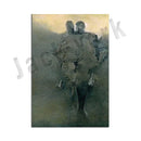 GobekUsa Beksinski Surreal Art Poster - Gothic Wall Art Canvas Print