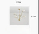 GobekUsa Japanese Cloth Chandeliers Pendant Lights for Living Room Decor