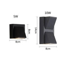 GobekUsa LED Wall Lamps: Modern, Creative, Waterproof for Outdoor Courtyard, Gate, Terrace, Garden.