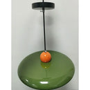 French Cream Flying Saucer Metal Pendant Light