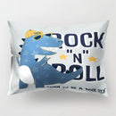 GobekUsa Cartoon Dinosaur Pillowcase for Home Decor and Kids Bedroom