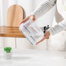 GobekUsa Fridge Storage Containers with Drain Basket for Kitchen Organization