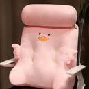 GobekUsa Dumb Duck Square Back Cushion: Comfortable Support for Cervical Spine