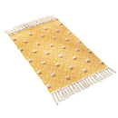 GobekUsa Handmade Nordic 3D Tassel Floor Mat - Yellow 60*90cm